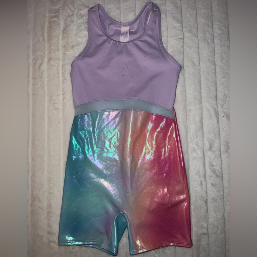 Girls gymnastics leotard.